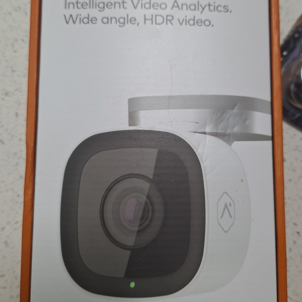 Smart Home Security Camera - Black and White